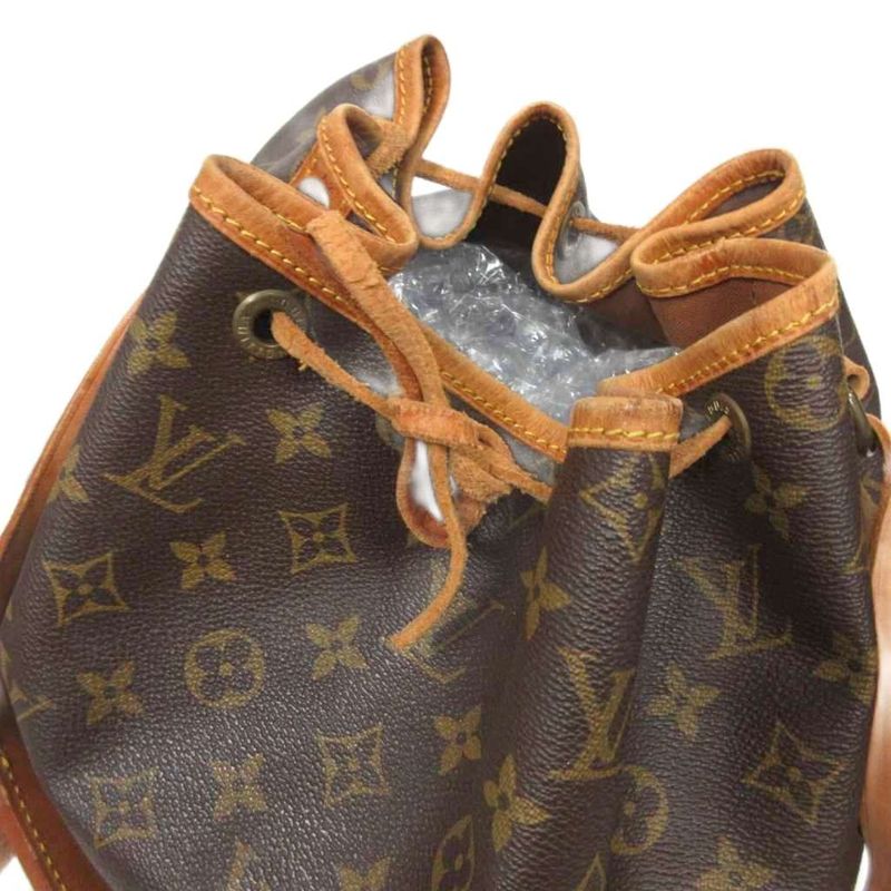 Louis Vuitton Noe Shoulder Bag Monogram M42224 Drawstring Shape Leather ×pvc