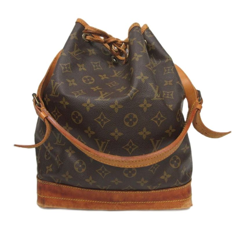 Louis Vuitton Noe Shoulder Bag Monogram M42224 Drawstring Shape Leather ×pvc