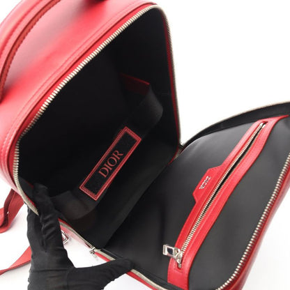 Dior Waist Bag Body Bag World Tour Red Leather Oblique World Tour Ring Bag