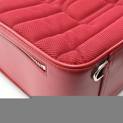 Dior Waist Bag Body Bag World Tour Red Leather Oblique World Tour Ring Bag