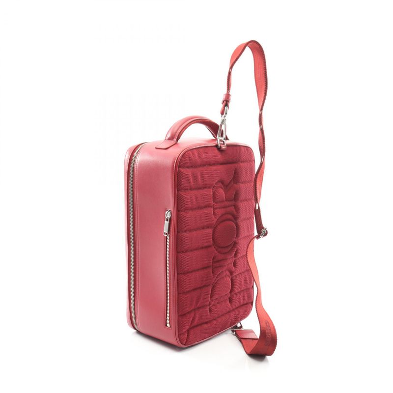 Dior Waist Bag Body Bag World Tour Red Leather Oblique World Tour Ring Bag