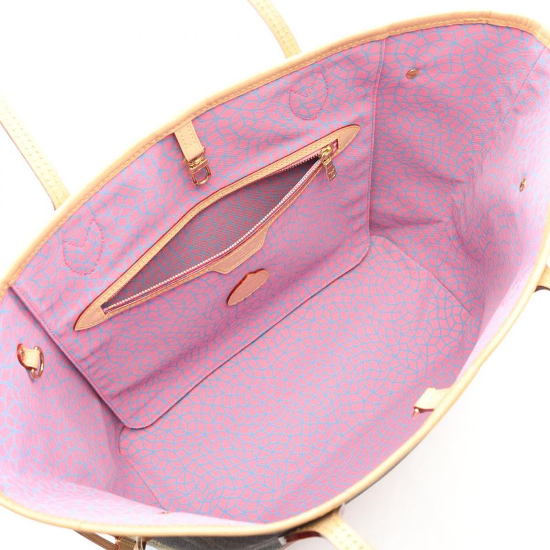 Louis Vuitton Tote Bag LV × YK Neverfull MM M46468 PVC Coated Canvas Leather