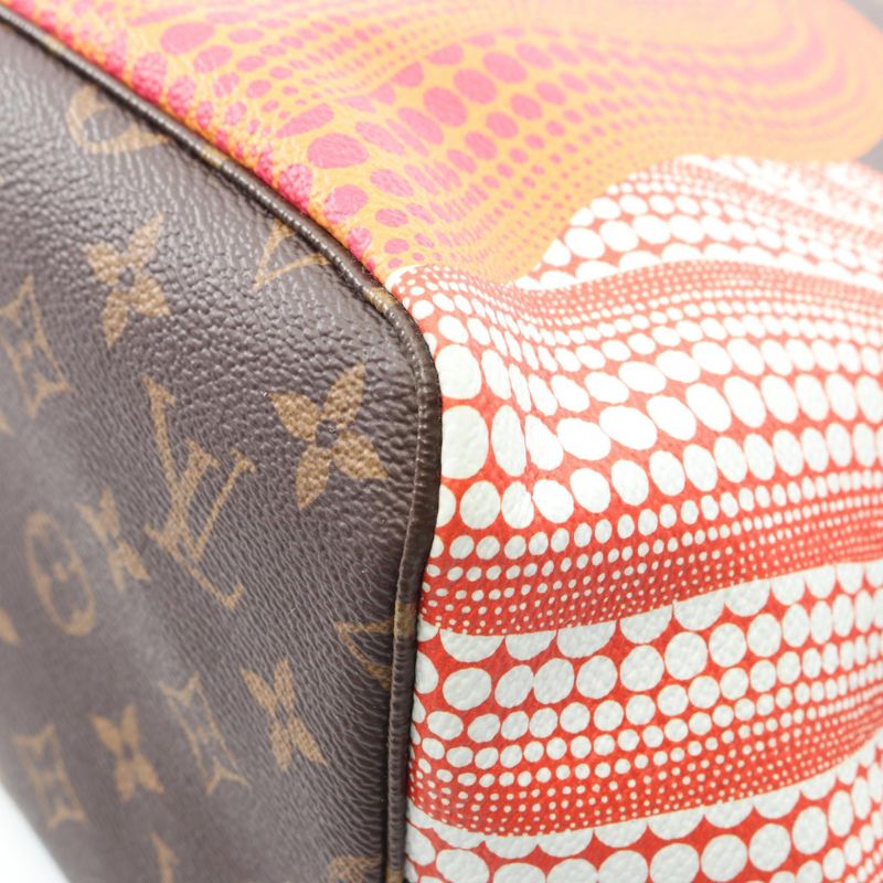 Louis Vuitton Tote Bag LV × YK Neverfull MM M46468 PVC Coated Canvas Leather