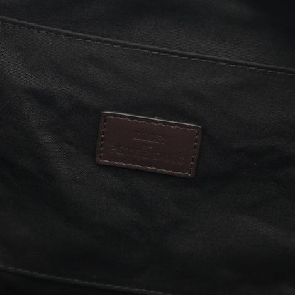 Dior Shoulder Bag Christian Dior X Peter Doig Saddle Navy Brown Canvas Leather