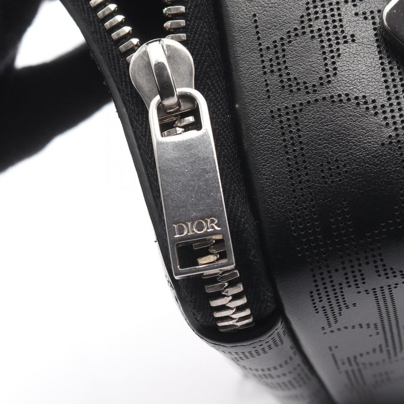 Dior Shoulder Bag Oblique Galaxy 2esbc119vpd Black Leather Oblique Galaxy