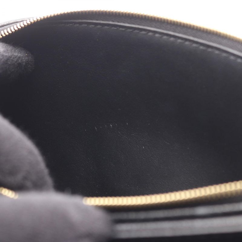 Louis Vuitton Shoulder Bag Malso Noir Black Leather