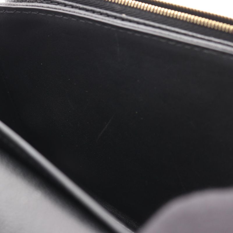 Louis Vuitton Shoulder Bag Malso Noir Black Leather