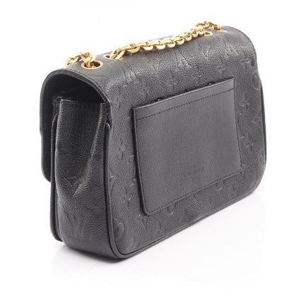 Louis Vuitton Shoulder Bag Malso Noir Black Leather