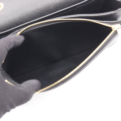 Louis Vuitton Shoulder Bag Malso Noir Black Leather
