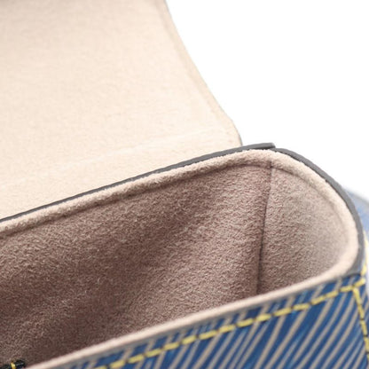 Louis Vuitton Shoulder Bag Twist MM M51065 Denim Light Leather Twist MM Women's