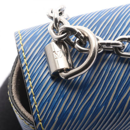 Louis Vuitton Shoulder Bag Twist MM M51065 Denim Light Leather Twist MM Women's