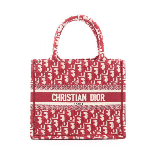 Dior Tote Bag BOOK TOTE Book Tote Small Oblique Red Canvas Oblique Book Tote
