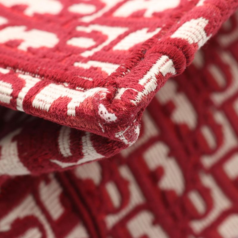 Dior Tote Bag BOOK TOTE Book Tote Small Oblique Red Canvas Oblique Book Tote