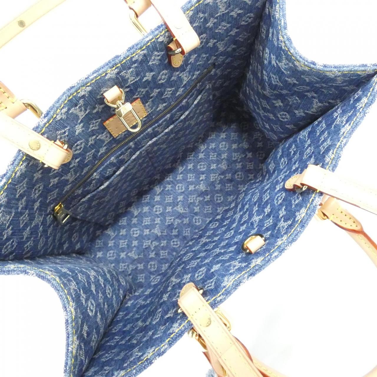 Louis Vuitton Lv Remix (Monogram Denim) on the Go Mm M46871 Bag