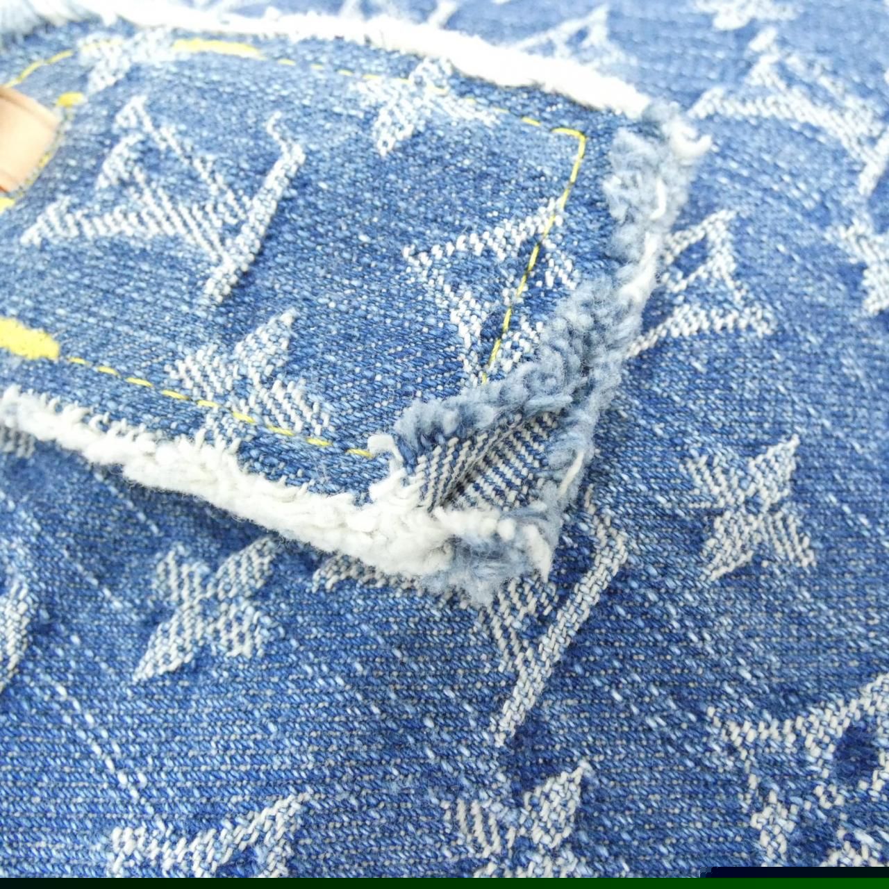 Louis Vuitton Lv Remix (Monogram Denim) on the Go Mm M46871 Bag