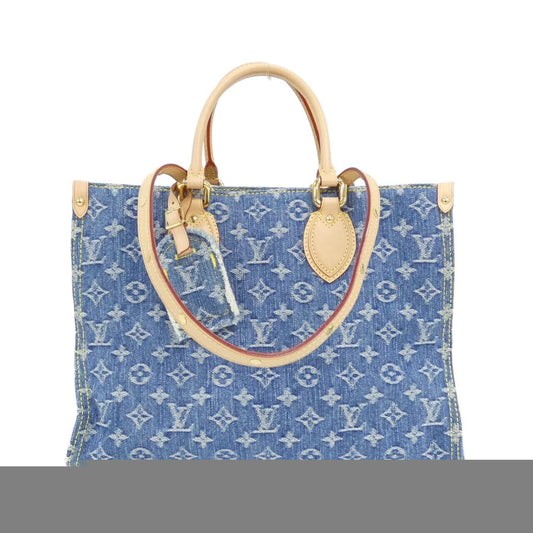 Louis Vuitton Lv Remix (Monogram Denim) on the Go Mm M46871 Bag