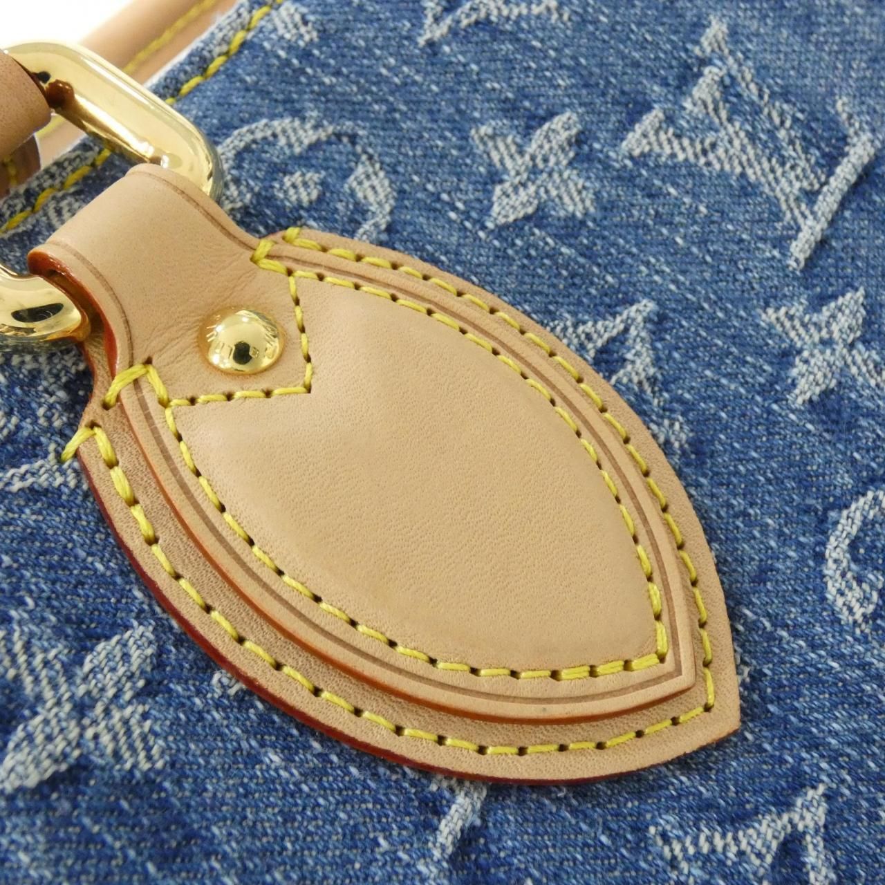 Louis Vuitton Lv Remix (Monogram Denim) on the Go Mm M46871 Bag