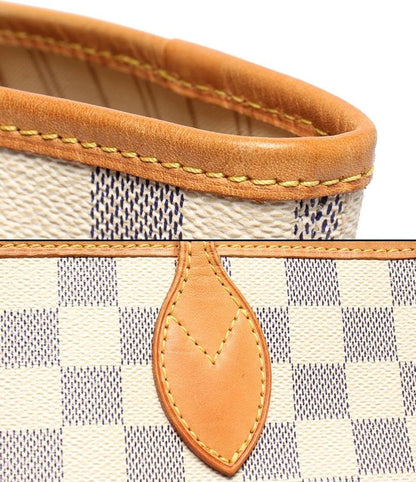 Louis Vuitton Tote Bag Shoulder Bag Shoulder Neverfull MM Damier Azure N51107