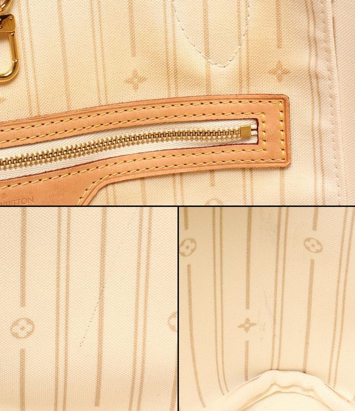 Louis Vuitton Tote Bag Shoulder Bag Shoulder Neverfull MM Damier Azure N51107