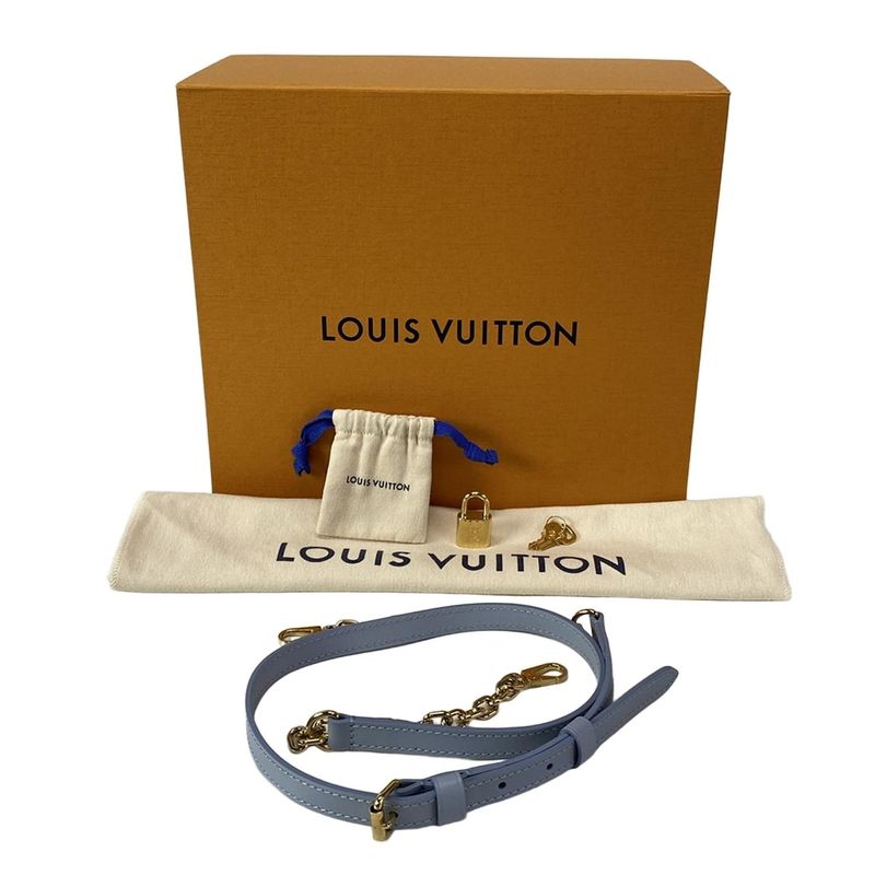 Louis Vuitton Handbag Monogram ・empreinte Speedy Bandouliere 20 M46484 Blue