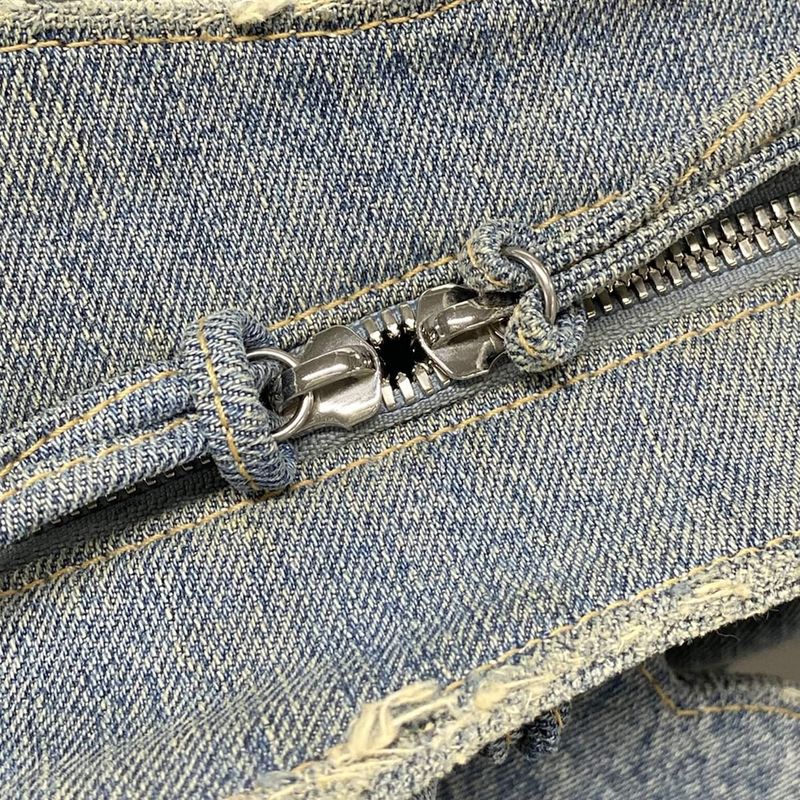 Balenciaga Handbag Neo Kagole XS 700940 Light Blue Denim Distressed Process Ing