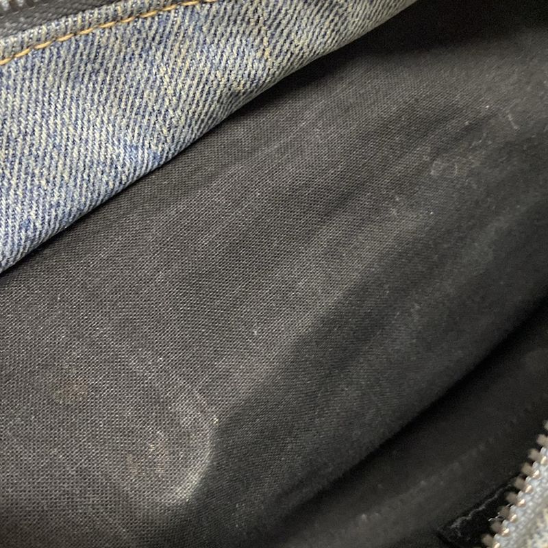 Balenciaga Handbag Neo Kagole XS 700940 Light Blue Denim Distressed Process Ing