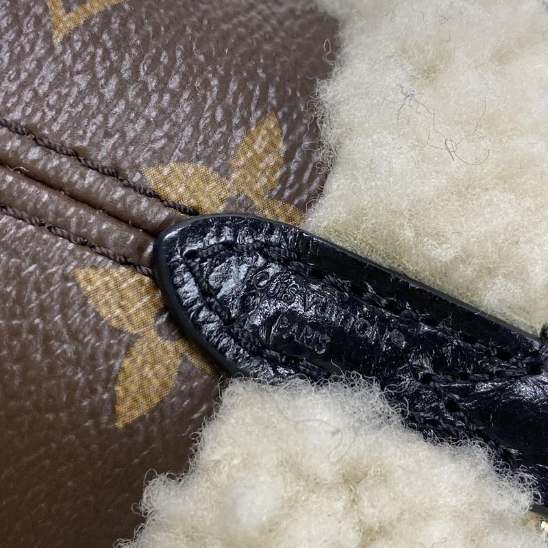 Louis Vuitton Tote Bag Monogram Macassar Neverfull ・inside Out BB M26315 Brown