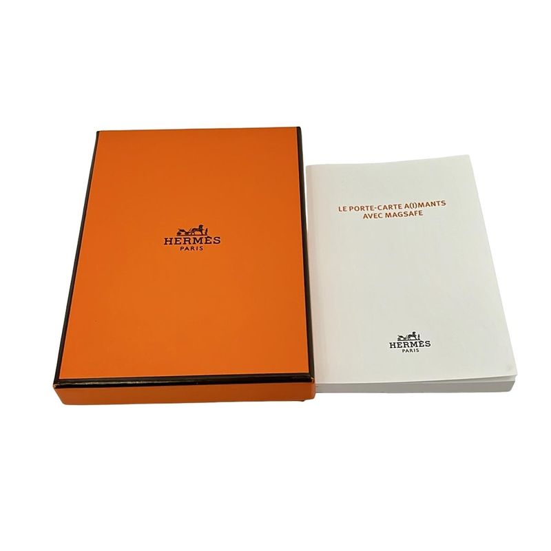 Hermes Pass Case Eman Cheval Gold Magsafe