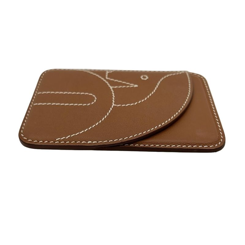 Hermes Pass Case Eman Cheval Gold Magsafe