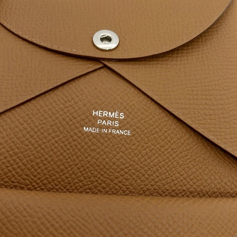 Hermes Coin Case Calvi Duo Gold