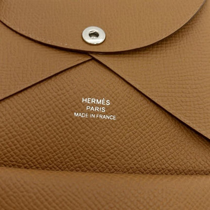 Hermes Coin Case Calvi Duo Gold