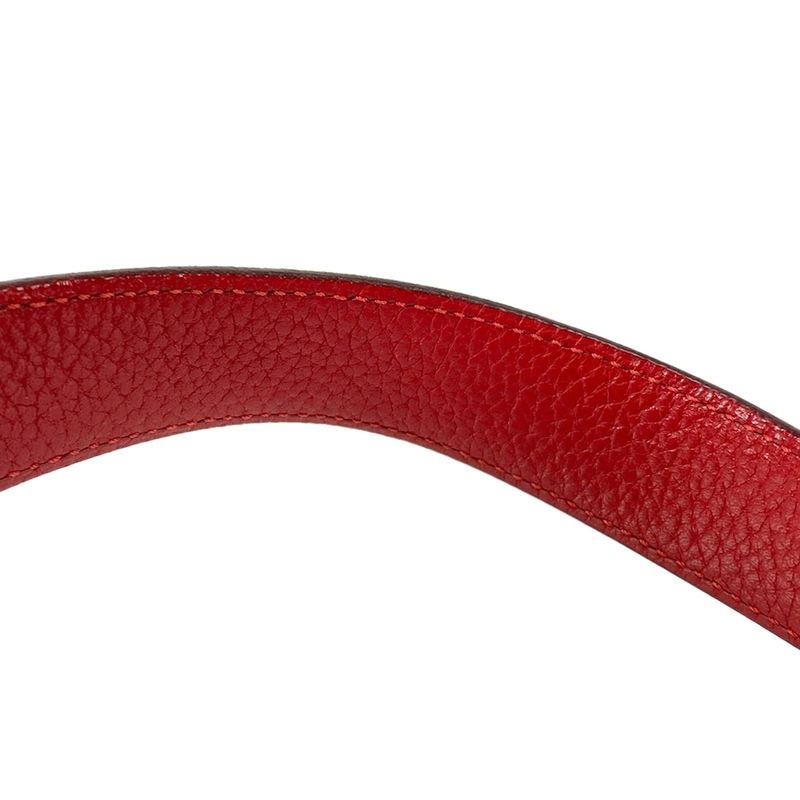 Hermes Handbag Lindy 26 Rouge Cazac Silver Hardware