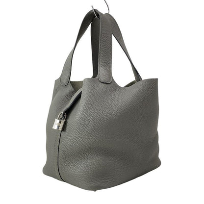 Hermes Handbag Picotan Lock MM 22 Ethane Silver Hardware