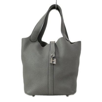 Hermes Handbag Picotan Lock MM 22 Ethane Silver Hardware