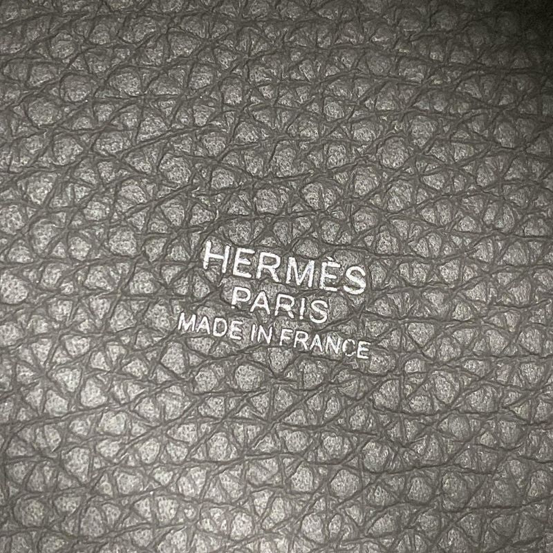 Hermes Handbag Picotan Lock MM 22 Ethane Silver Hardware