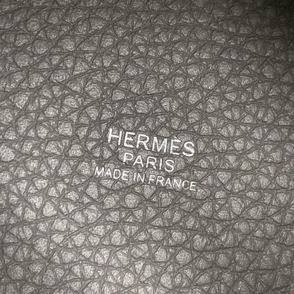 Hermes Handbag Picotan Lock MM 22 Ethane Silver Hardware