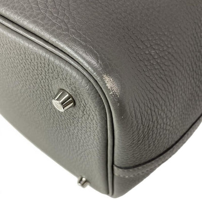 Hermes Handbag Picotan Lock MM 22 Ethane Silver Hardware