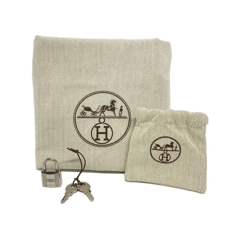 Hermes Handbag Picotan Lock MM 22 Ethane Silver Hardware