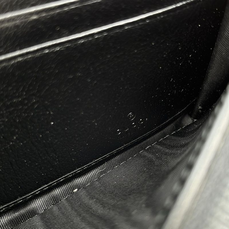 Gucci Long Wallet Ggmarmont 573809 Beige X Black X Red Leather