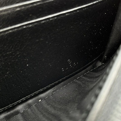 Gucci Long Wallet Ggmarmont 573809 Beige X Black X Red Leather