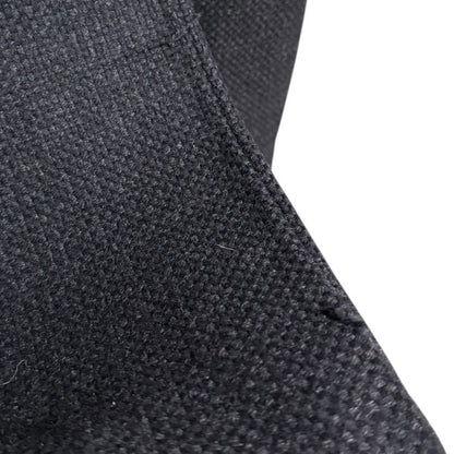 Prada Double Breasted Chester Coat 42 Black X Gray Ladies Used