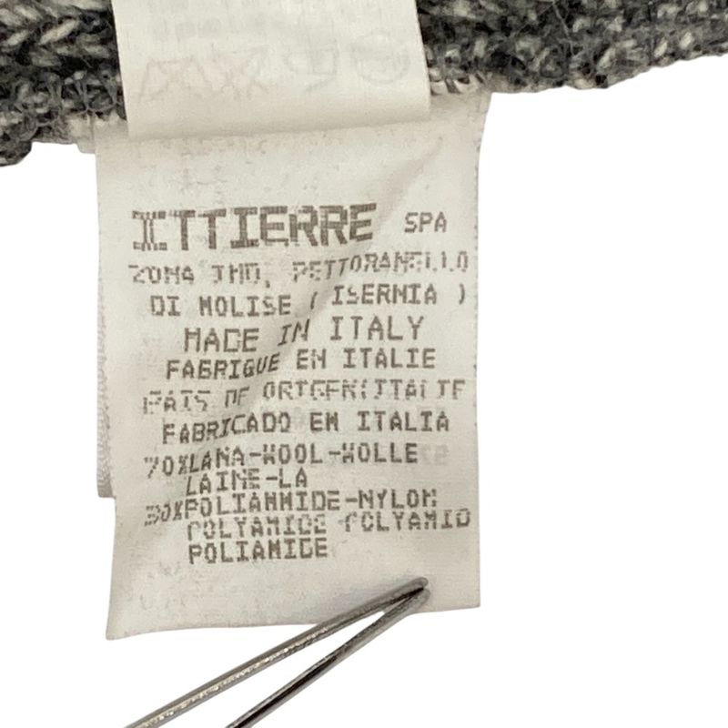 Versace Turtleneck Knit Sweater Size 26 40 Gray Ladies Used