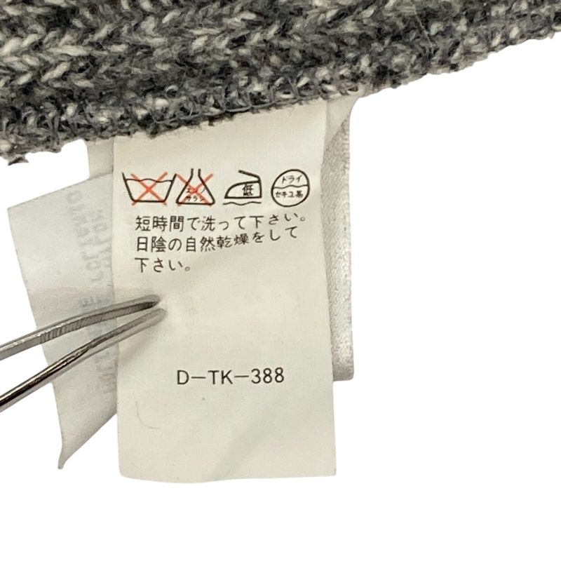 Versace Turtleneck Knit Sweater Size 26 40 Gray Ladies Used