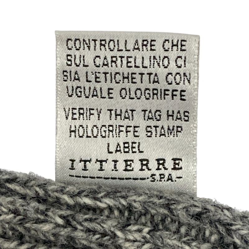 Versace Turtleneck Knit Sweater Size 26 40 Gray Ladies Used