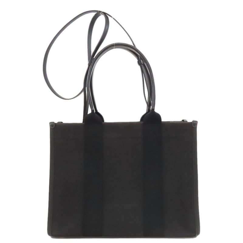 Balenciaga 671402 Hardware Small 2WAY Handbag Canvas Ladies