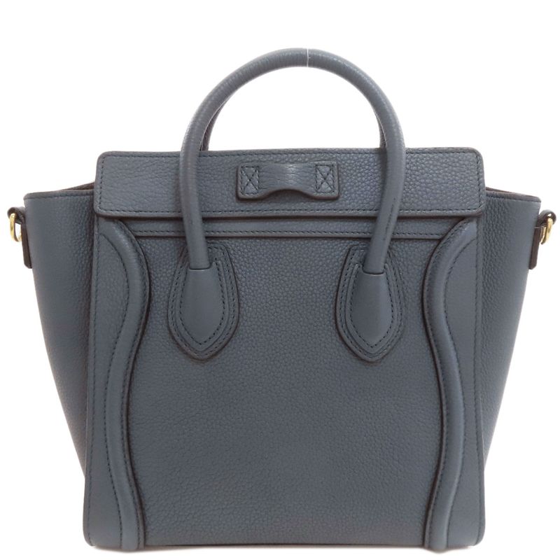 Celine Luggage Nano 2WAY Handbag Calf Ladies