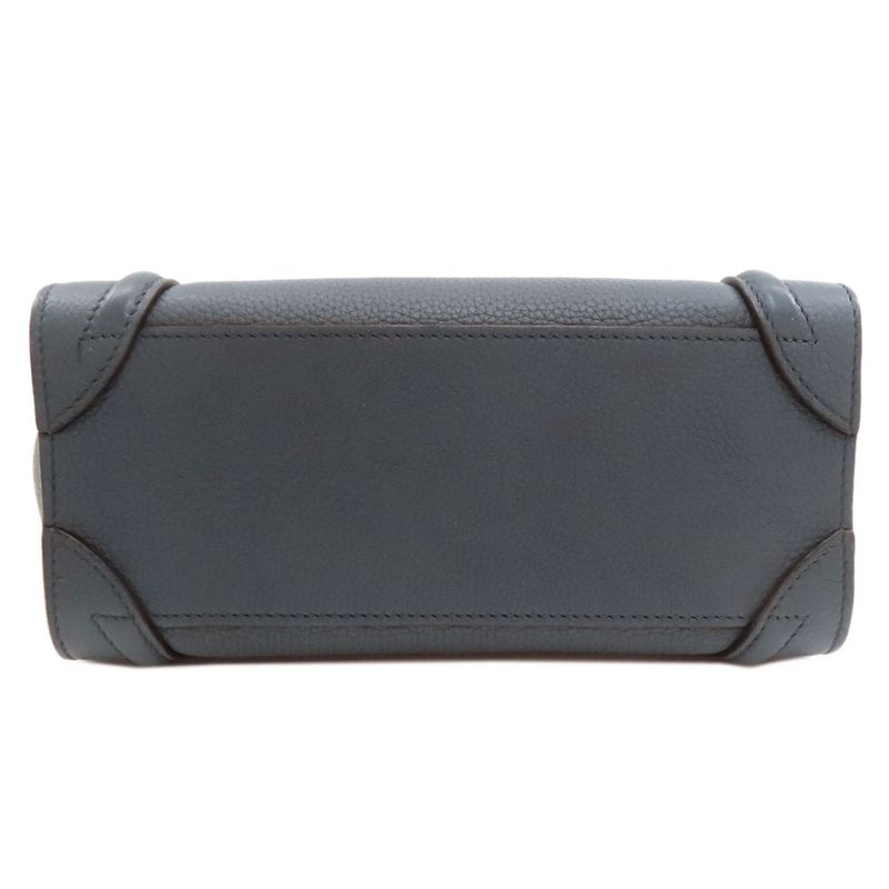 Celine Luggage Nano 2WAY Handbag Calf Ladies