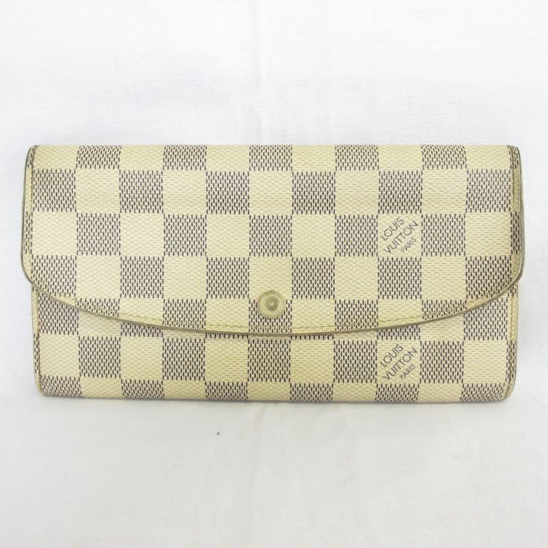 Good Louis Vuitton Damier Azure Portefeuille Emily Bifold Long Wallet N63546