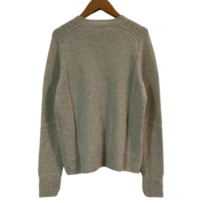 Celine Phoebe Period Triomphe Logo Cashmere Crew Neck Knit Sweater Size S Gray