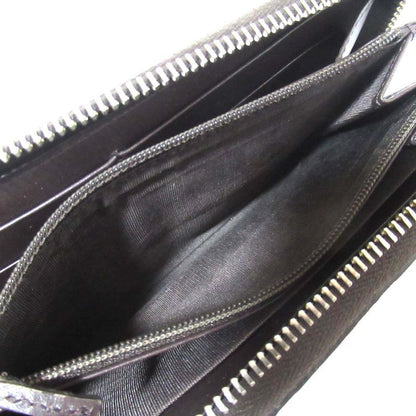 Gucci GG Shima Sherry Line Round Zipper Long Wallet Long Wallet Dark Brown